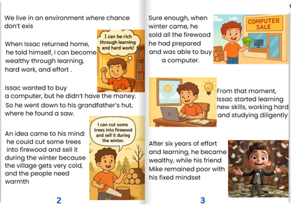 Change your child's way of thinking and develop their mind with the book "A Guide to Growth  and Fixed Mindset".