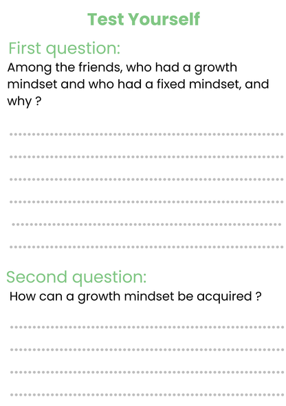 Growth and Fixed mindset-Building growth mindset